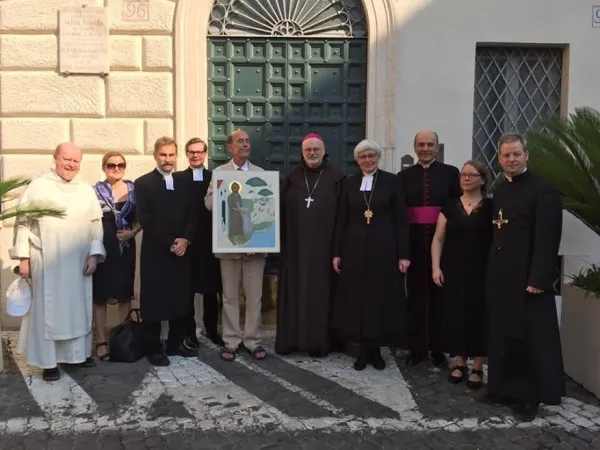 Gruppo svedese in Udienza da Papa Francesco |  | Kristina Hellner, portavoce