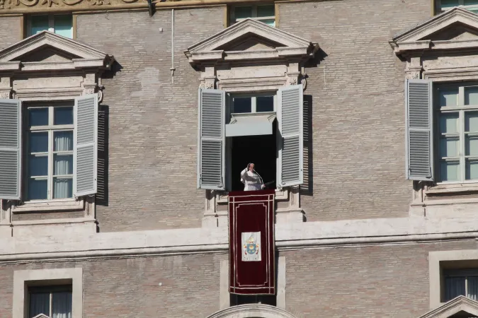 Papa Francesco all'Angelus | Papa Francesco durante un Angelus  | Alexey Gotovskyi / ACI Group