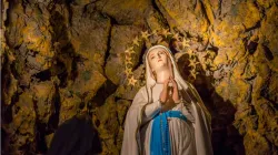 La statua della Vergine di Lourdes / Credit pami.info