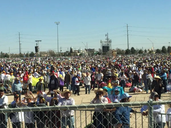 Ciudad Juarez | Area fieristica di Ciudad Juarez, in attesa del Papa | Alan Holdren / CNA