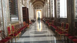 Il corridoio antistante la Sala Clementina nel Palazzo Apostolico Vaticano
 / AG / ACI Group