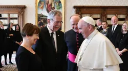 Papa Francesco con il presidente van der Bellen / Vatican Media