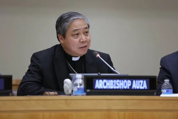 Arcivescovo Bernardito Auza | L'arcivescovo Bernardito Auza, osservatore permanente della Santa Sede presso l'ufficio ONU di New York | Holy See Mission UN - pagina Facebook ufficiale