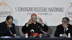 Un momento della Conferenza stampa a Firenze / Firenze2015.it