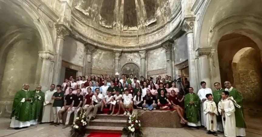 Giovani che faranno un pellegrinaggio per 40 giorni alla Giornata Mondiale della Gioventù di Lisbona. |  | Arcivescovado di Barcellona