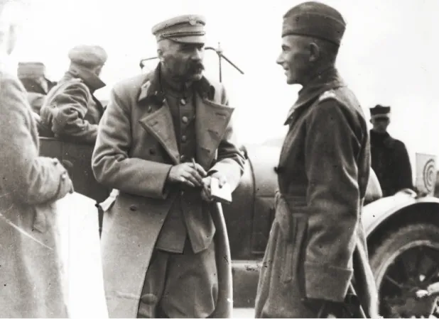 Il Maresciallo Pilsudski, artefice della vittoria polacca |  | pubblico dominio 