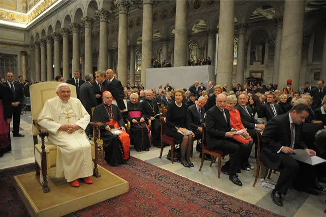  Benedetto XVI al concerto del 13 ottobre 2008  |  | Archivio FMAS