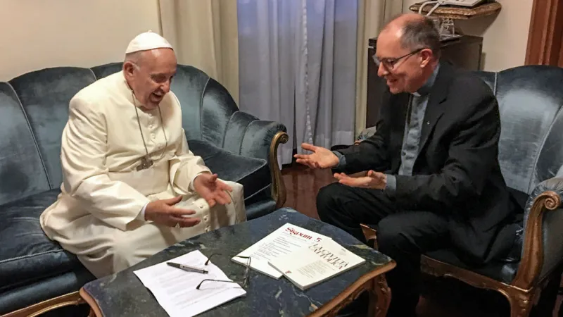 Un momento della intervista  |  | Antonio Spadaro SJ