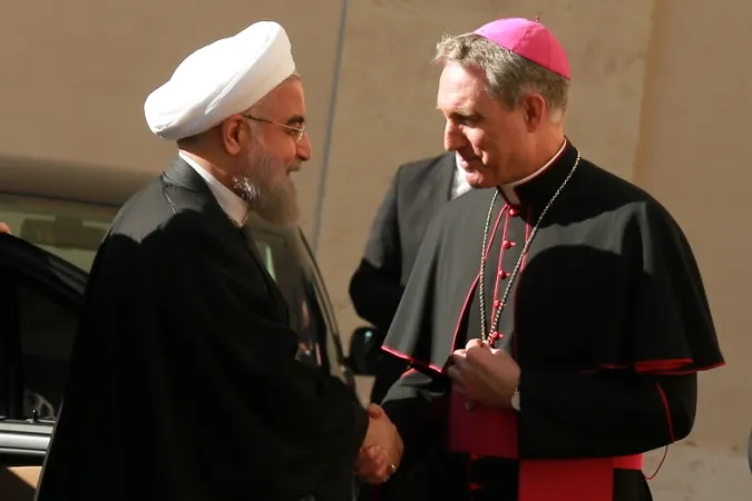 L'arrivo del Presidente Rouhani in Vaticano |  | Daniel Ibanez CNA