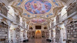 La biblioteca dell'Abbazia di Admont / Pinterest