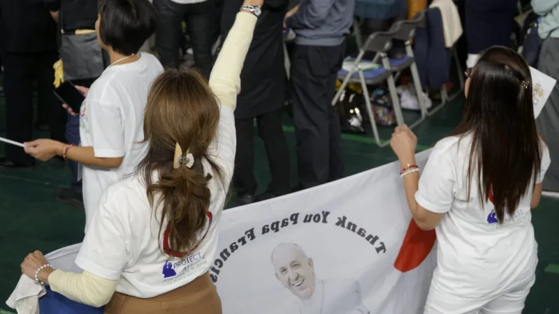 Papa Francesco celebra la messa a Tokyo  |  | Hannah Brockhaus/ Aci Group 