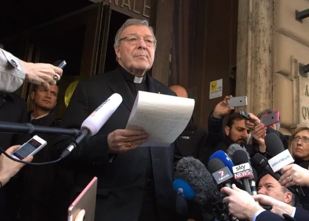 Il cardinale Georg Pell |  | Aci Group 