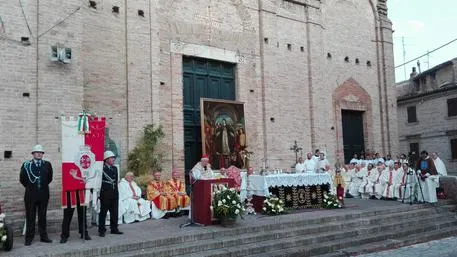 Alcuni momenti della vista del Cardinale Bassetti nei luoghi del terremoto |  | pd