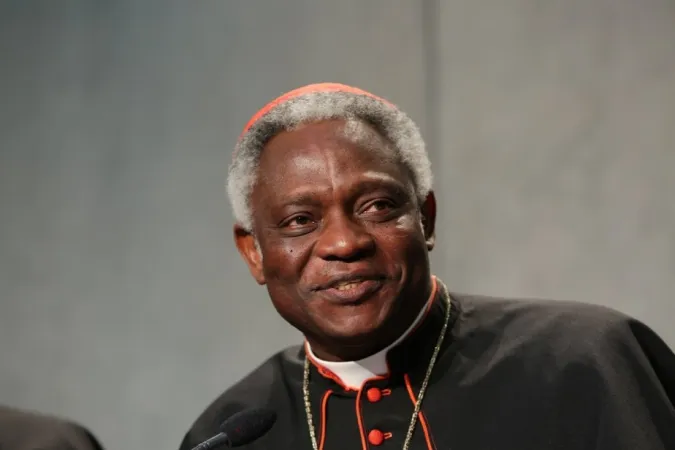 Cardinale Turkson | Cardinale Peter Turkson, presidente del Pontificio Consiglio della Giustizia e della Pace  | CNA Archive