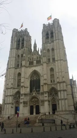 Cattedrale di Bruxelles | La cattedrale di Bruxelles, dedicata a San Michele e Santa Gudula | Andrea Gagliarducci / ACI Stampa