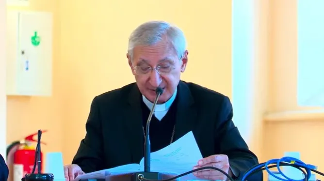 La conferenza stampa di Monsignor Santoro |  | CEI