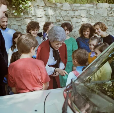 Chiara Lubich a Loppiano con le famiglie |  | Archivio, Focolare.org