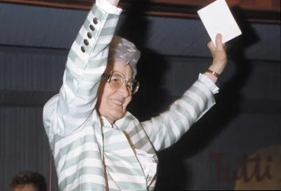 Chiara Lubich nel viaggio in Brasile nel 1991 | Chiara Lubich in Brasile nel 1991, quando lanciò l'Economia di Comunione  | Focolare.org