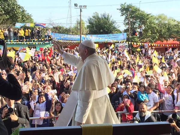 Il Papa a Bañado Norte |  | @osservatore romano TW