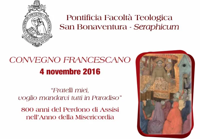 La locandina del convegno  |  | Seraphicum