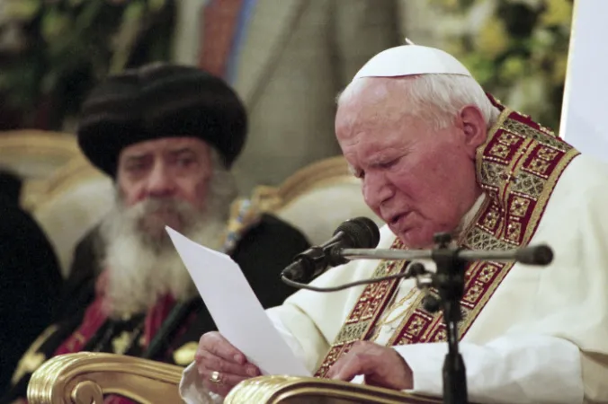 Papa Giovanni Paolo II in Egitto nel 2000 |  | ©GIANCARLO GIULIANI/CPP
