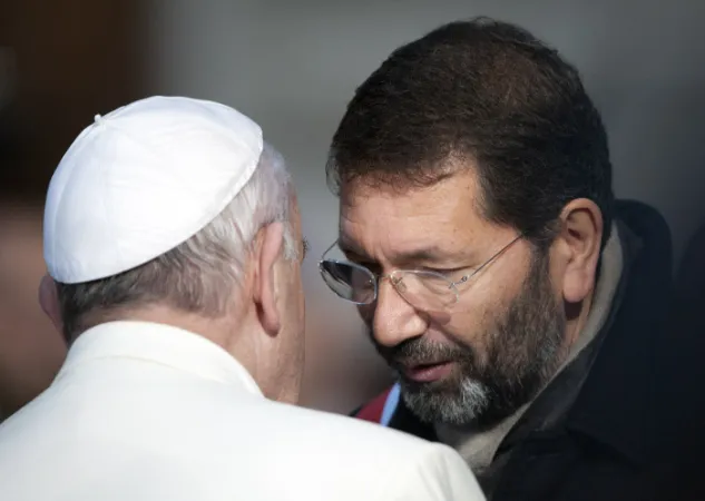 Il Sindaco di Roma, Ignazio Marino, con il Papa |  | ©ALESSIA GIULIANI/CPP