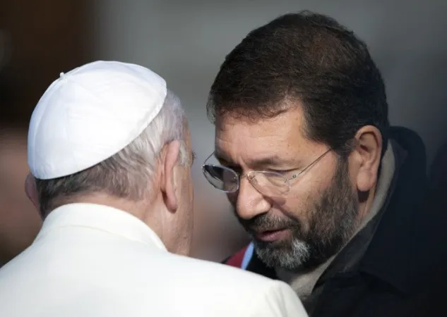 Il Sindaco di Roma, Ignazio Marino, con il Papa  |  | ©ALESSIA GIULIANI/CPP