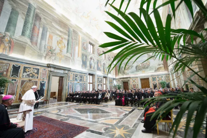 Papa Francesco  | Sala Clementina - 24 gennaio 2015 | Catholic Press Photo