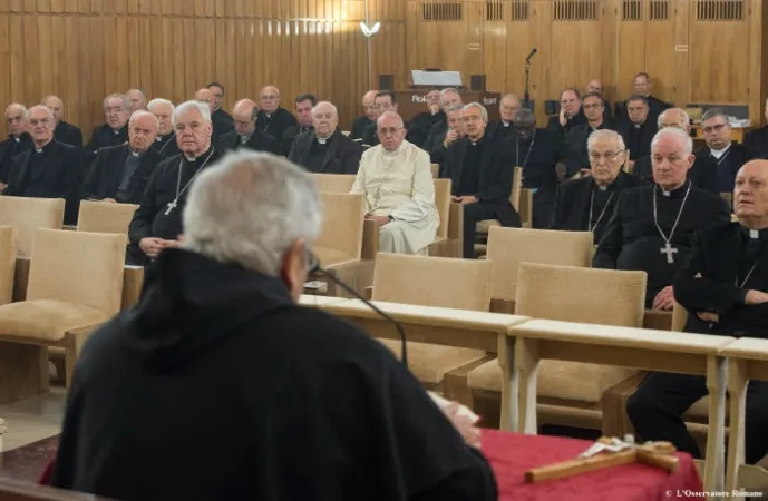 Gli esercizi spirituali della Curia Romana |  |  ©ServizioFotograficoOR/CPP