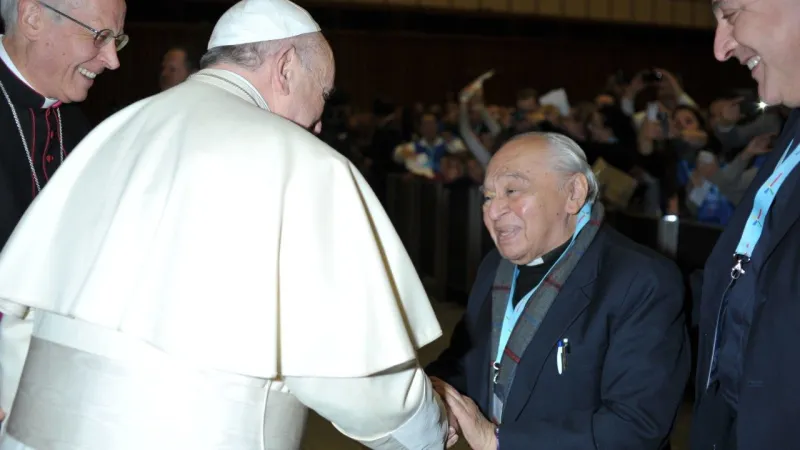 Papa Francesco e Gustavo Gutierrez |  | www.vaticannews.it