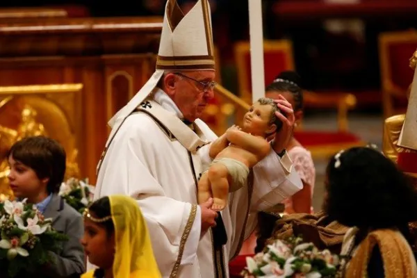 Papa Francesco durante una celebrazione del Natale / Vatican Media / ACI Group 