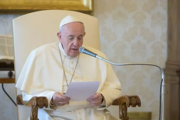 Papa Francesco durante una udienza / Vatican Media / ACI Group