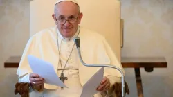 Papa Francesco durante una udienza  / Vatican Media 