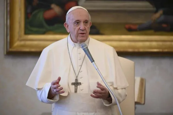 Papa Francesco durante una udienza / Vatican Media / ACI Group