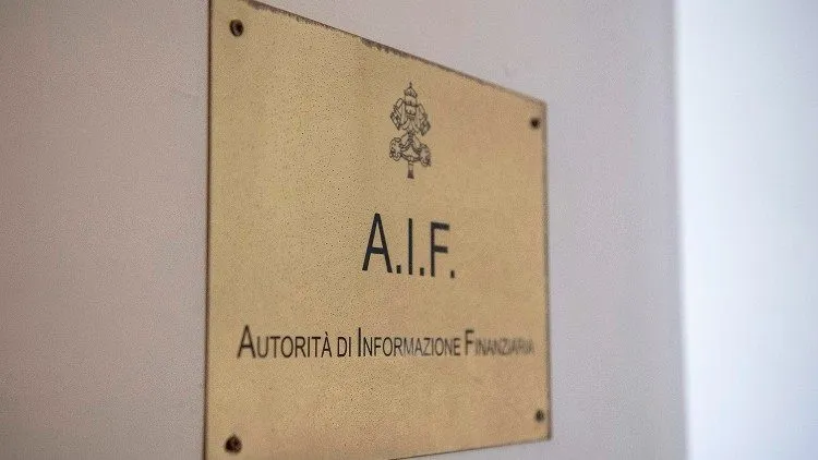 AIF | La targa degli uffici dell'Autorità di Informazione Finanziaria in Vaticano | Vatican News