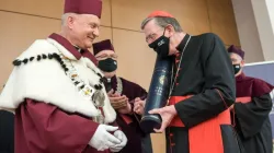 Il Cardinale Koch riceve il dottorato honoris causa della Facoltà di Teologia cattolica dell'Università Giovanni Paolo II di Lublino, 16 ottobre 2020 / Pontificio Consiglio per l'Unità dei Cristiani