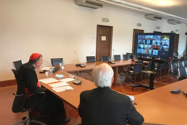 Un momento dell'incontro del Gruppo Misto di Coordinamento dei Progetti Culturali tra la Santa Sede e la Chiesa ortodossa russa, 12 febbraio 2021 / Pontificio Consiglio per la Promozione dell'Unità dei Cristiani