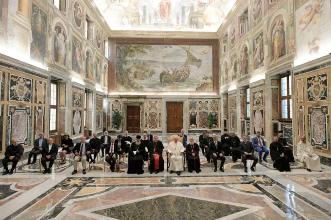 Papa Francesco con il Gruppo misto di lavoro ortodosso- cattolico “Sant’Ireneo” |  | Vatican Media / ACI Group