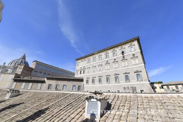 Immagine panoramica di uno degli Angelus delle scorse settimane  / Vatican Media 