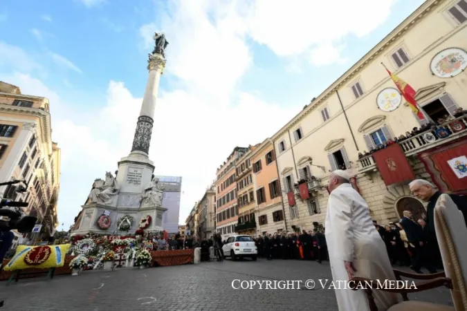 Il Papa in Piazza di Spagna |  | Vatican Media / ACI group