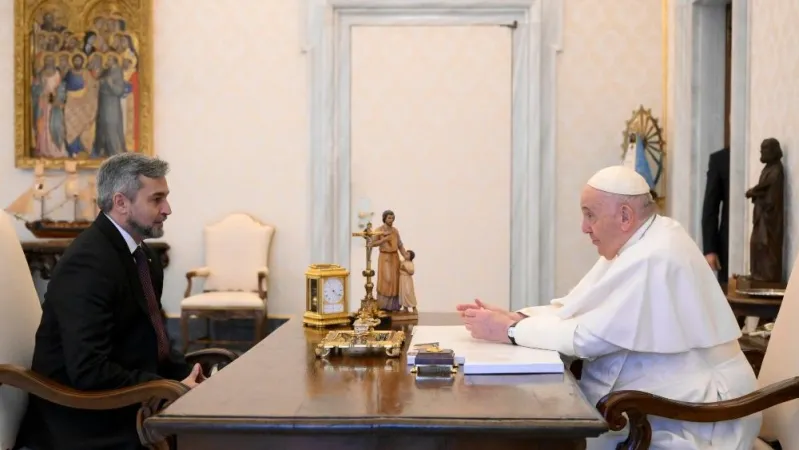 Il Papa e il Presidente del Paraguay |  | Vatican Media / ACI group