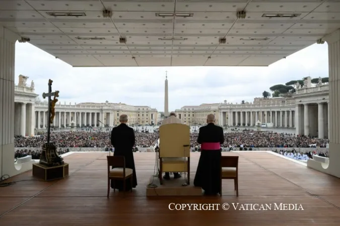 Il Papa durante un' Udienza Generale |  | Vatican Media / ACI Group