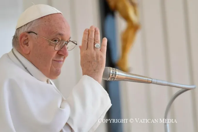 Papa Francesco durante un'udienza generale |  | Vatican Media / ACI Group