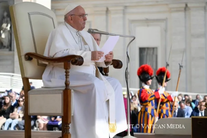 Papa Francesco durante un'udienza |  | Vatican Media / ACI Group