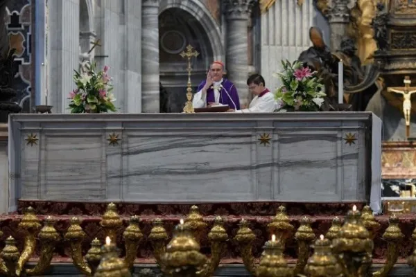 Il rito penitenziale presieduto dal Cardinale Gambetti - Vatican Media