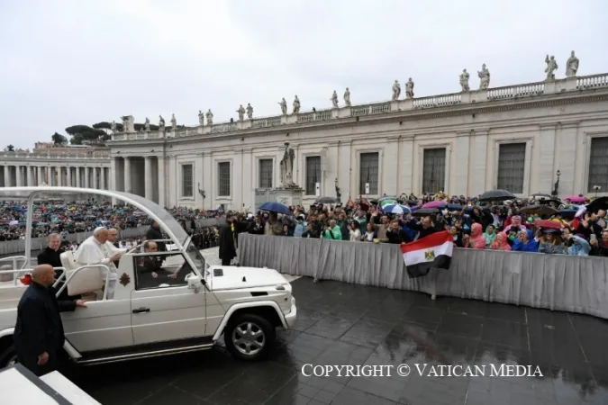 Papa Francesco durante un'udienza generale |  | Vatican Media / ACI Group