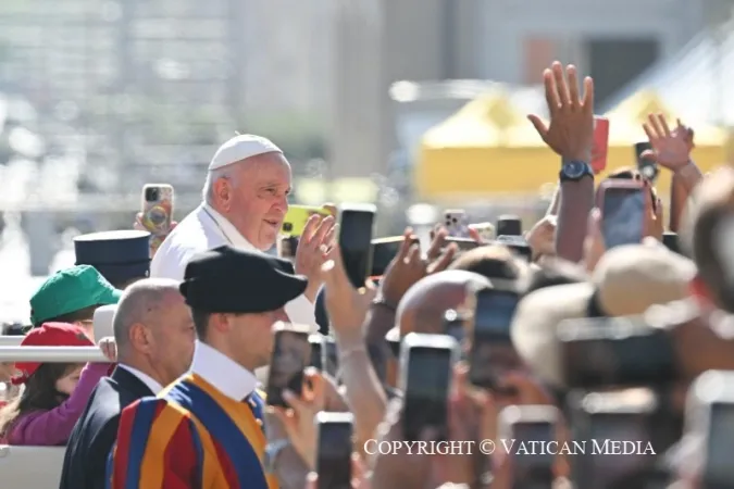 Papa Francesco durante un'udienza generale |  | Vatican Media / ACI Group