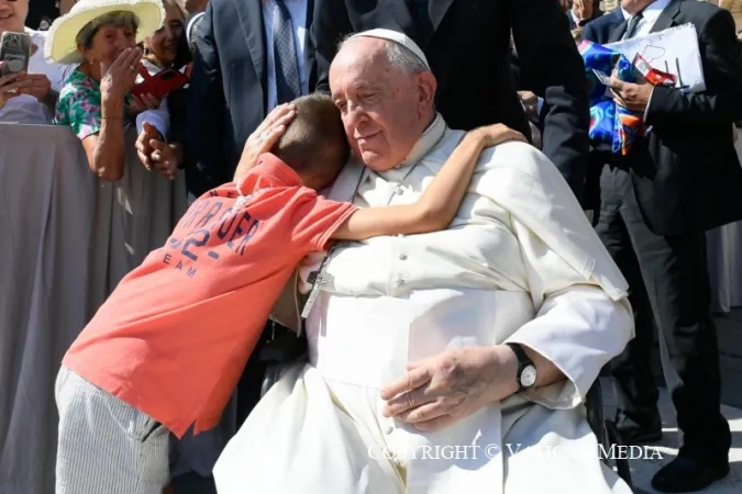 Papa Francesco durante un'udienza generale |  | Vatican Media / ACI group