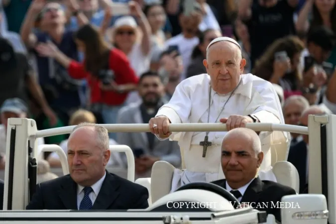 Papa Francesco durante un'udienza generale |  | Vatican Media / ACI Group