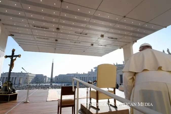 Papa Francesco durante un'udienza generale |  | Vatican Media / ACI Group